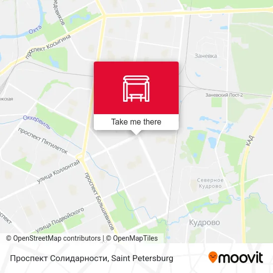 Проспект Солидарности map