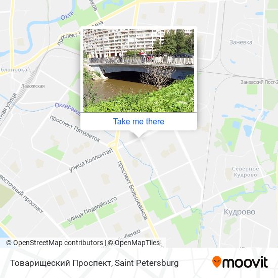 Товарищеский Проспект map