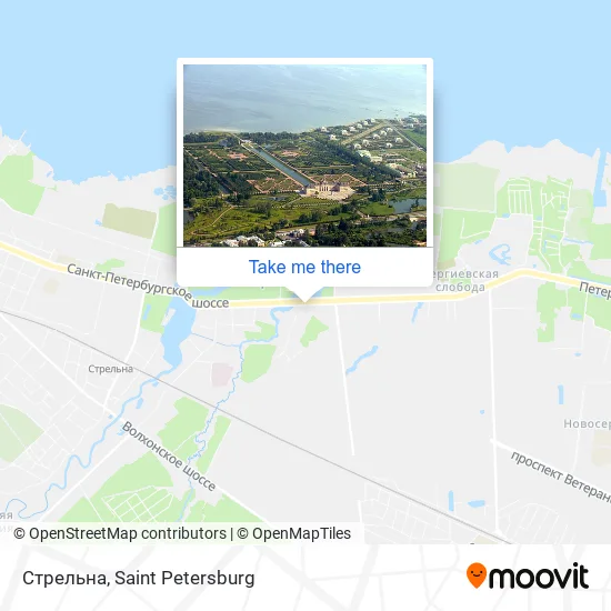Стрельна map