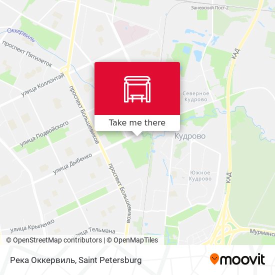 Река Оккервиль map