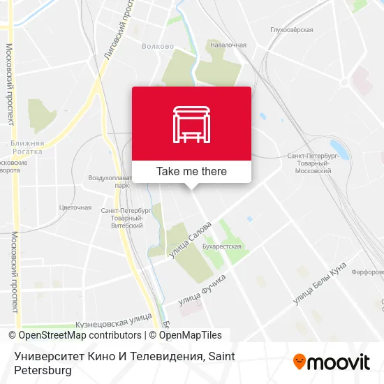 Университет Кино И Телевидения map