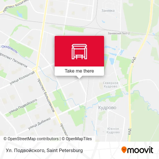 Ул. Подвойского map