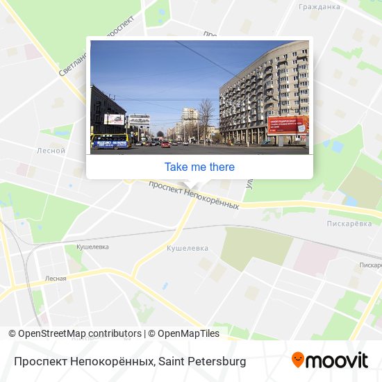 Проспект Непокорённых map