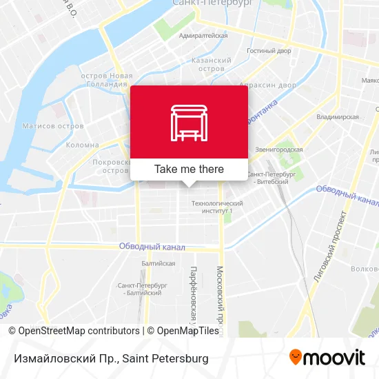 Измайловский Пр. map