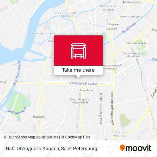 Наб. Обводного Канала map