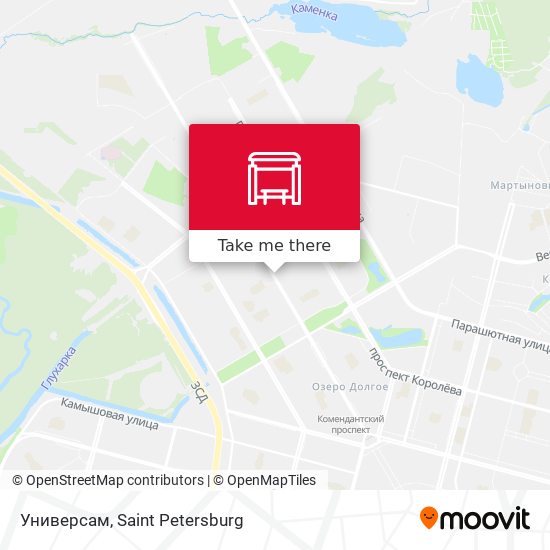 Универсам map