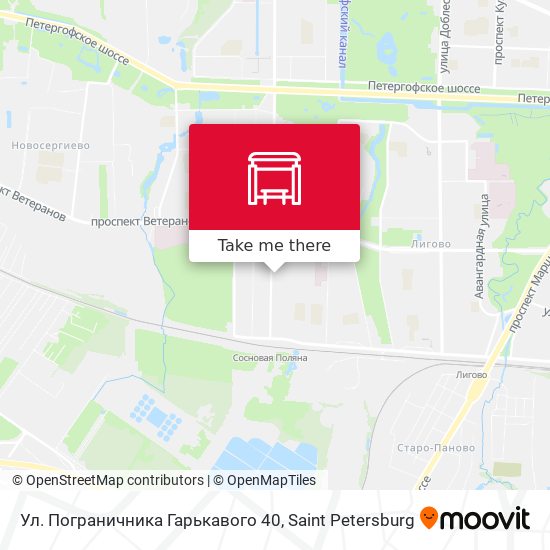 Ул. Пограничника Гарькавого 40 map