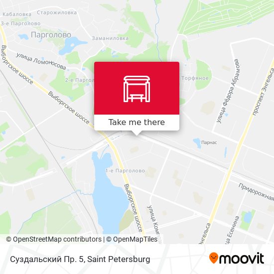 Суздальский Пр. 5 map