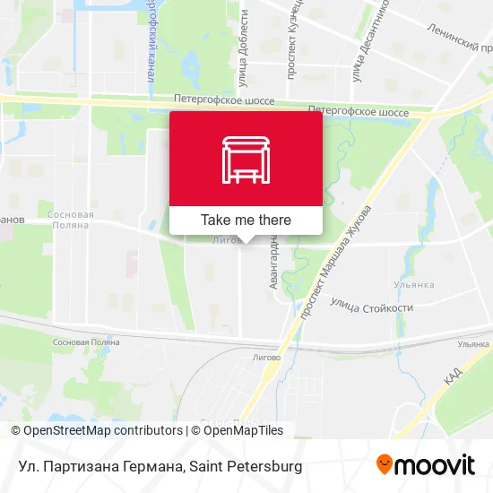 Ул. Партизана Германа map