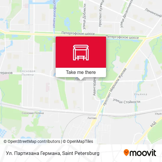 Ул. Партизана Германа map