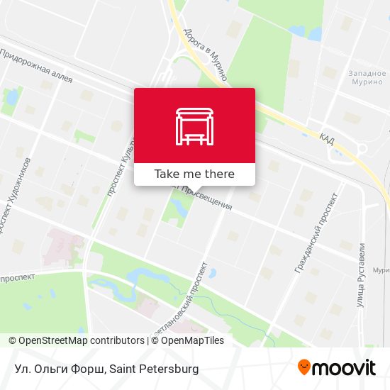 Ул. Ольги Форш map