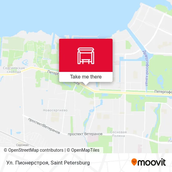 Ул. Пионерстроя map