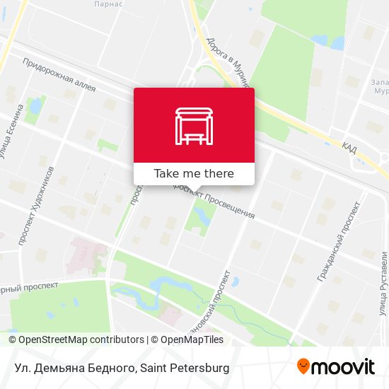 Ул. Демьяна Бедного map