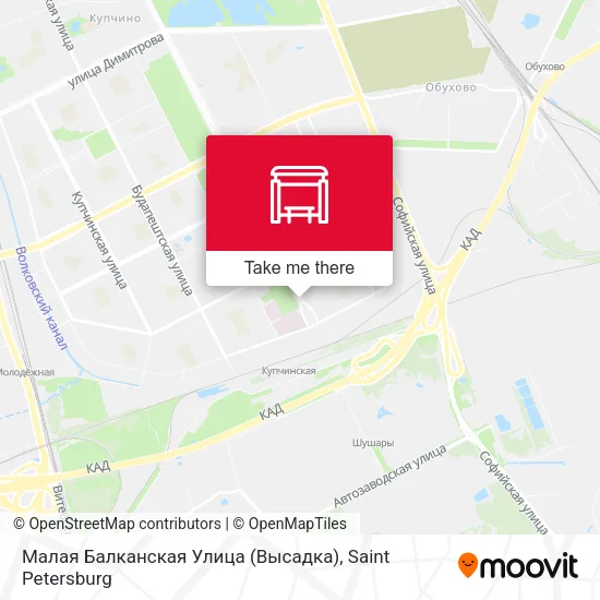 Малая Балканская Улица (Высадка) map