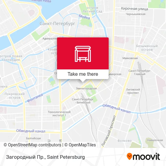 Загородный Пр. map