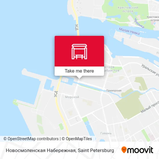 Новосмоленская Набережная map
