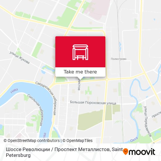 Шоссе Революции / Проспект Металлистов map