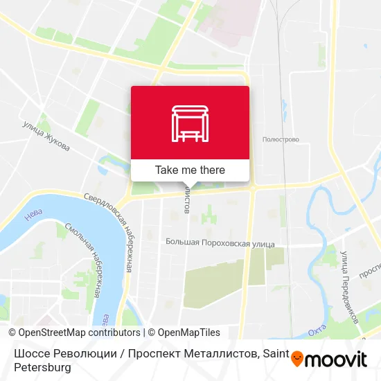 Шоссе Революции / Проспект Металлистов map