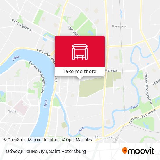 Объединение Луч map