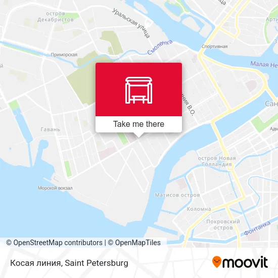 Косая линия map