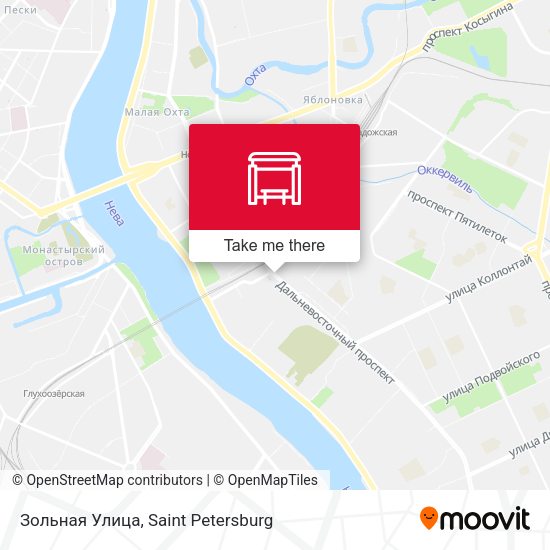 Зольная Улица map