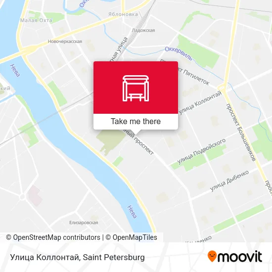 Улица  Коллонтай map