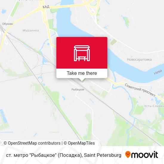 ст. метро ''Рыбацкое'' (Посадка) map