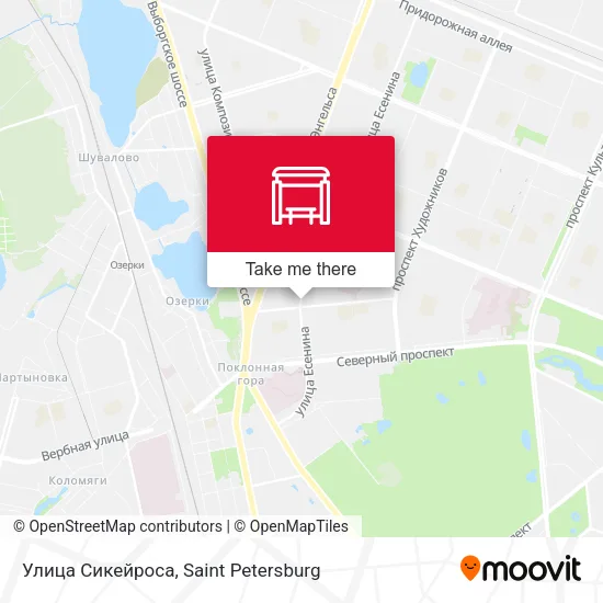 Улица Сикейроса map