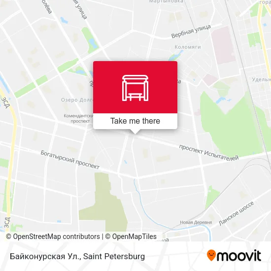Байконурская Ул. map