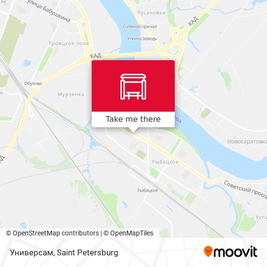 Универсам map