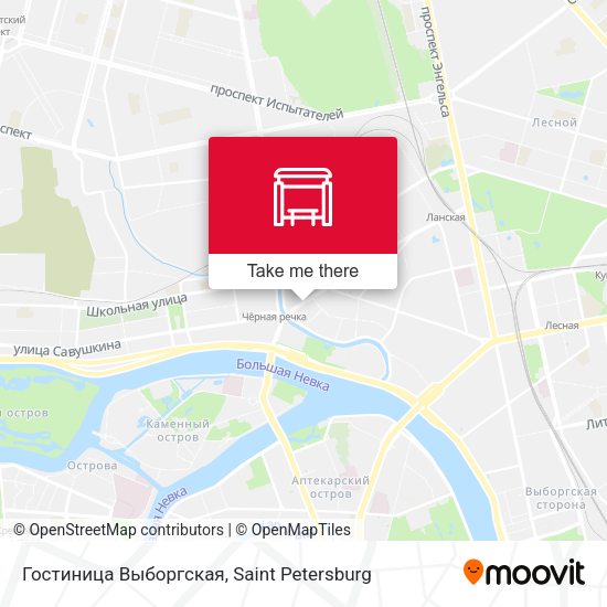 Гостиница Выборгская map