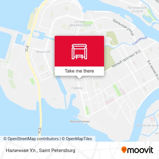 Наличная Ул. map