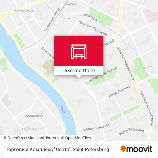 Торговый Комплекс ''Лента'' map