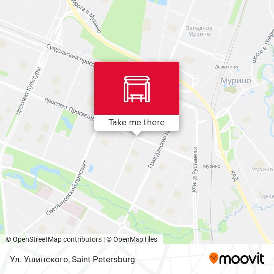 Ул. Ушинского map