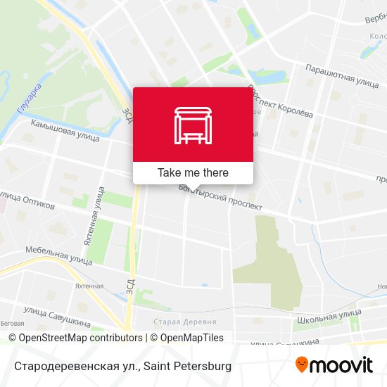 Стародеревенская ул. map