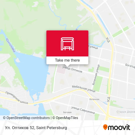 Ул. Оптиков 52 map