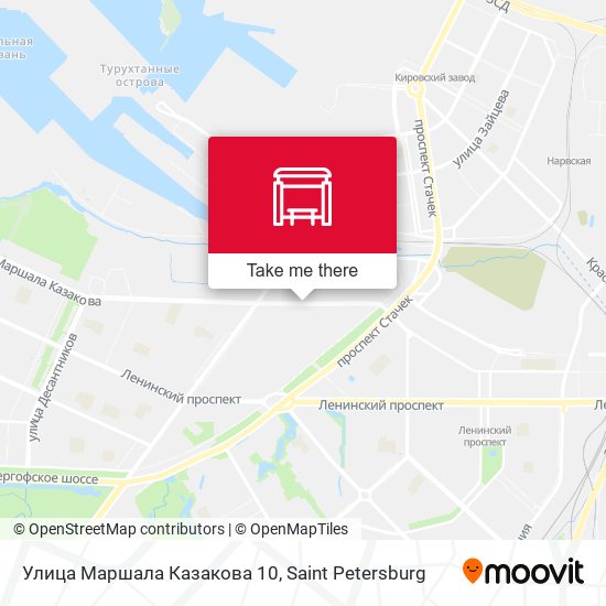 Улица Маршала Казакова 10 map