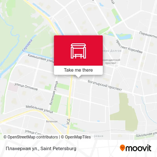 Планерная ул. map