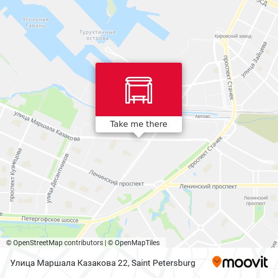 Улица Маршала Казакова 22 map