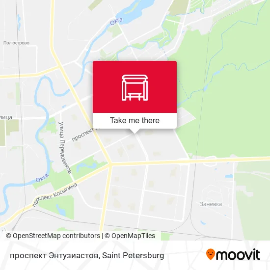 проспект Энтузиастов map