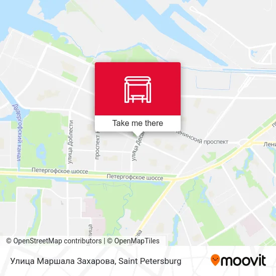 Улица Маршала Захарова map