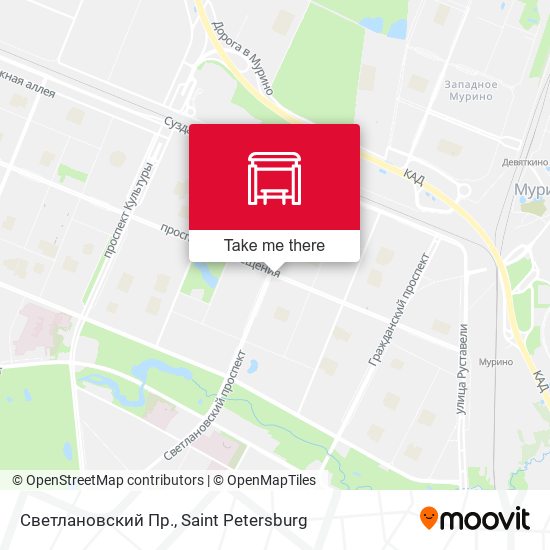 Светлановский Пр. map