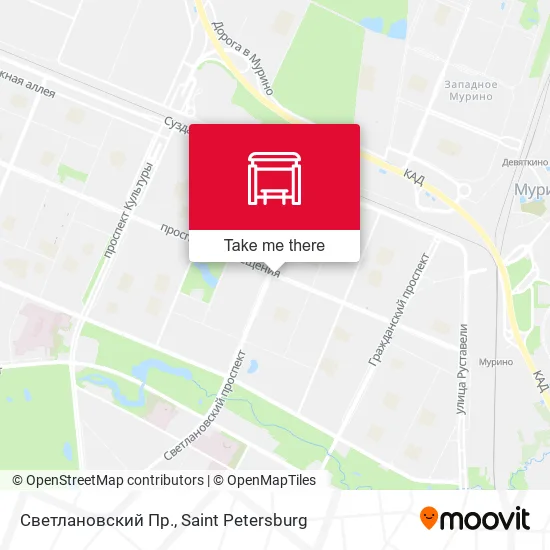 Светлановский Пр. map