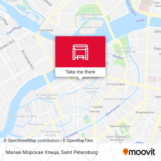 Малая Морская Улица map