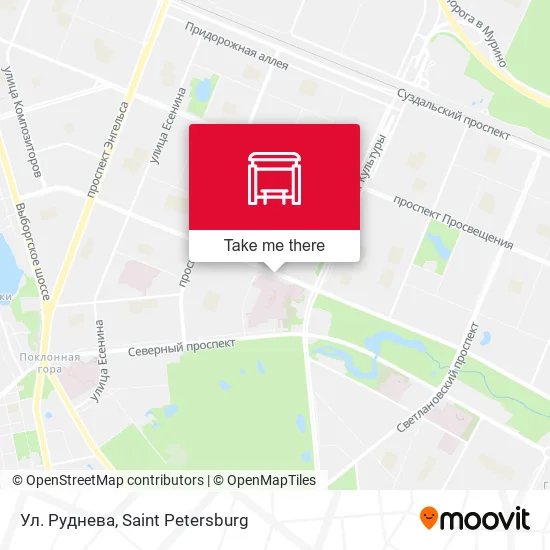 Ул. Руднева map