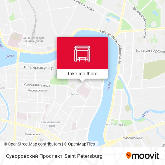 Суворовский Проспект map