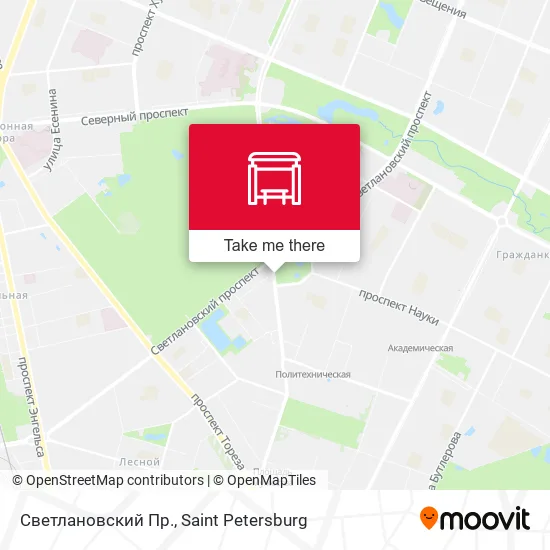 Светлановский Пр. map