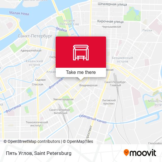 Пять Углов map