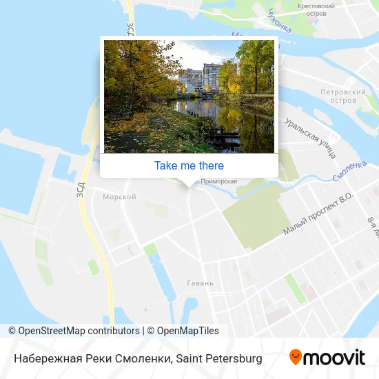 Набережная Реки Смоленки map