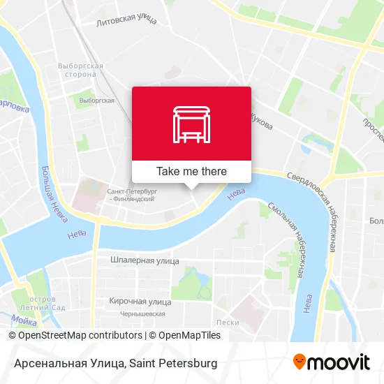 Арсенальная Улица map